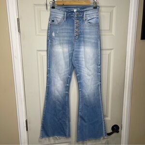 KanCan Blairen Ultra High Rise Flare - Curvy Sz 5/26